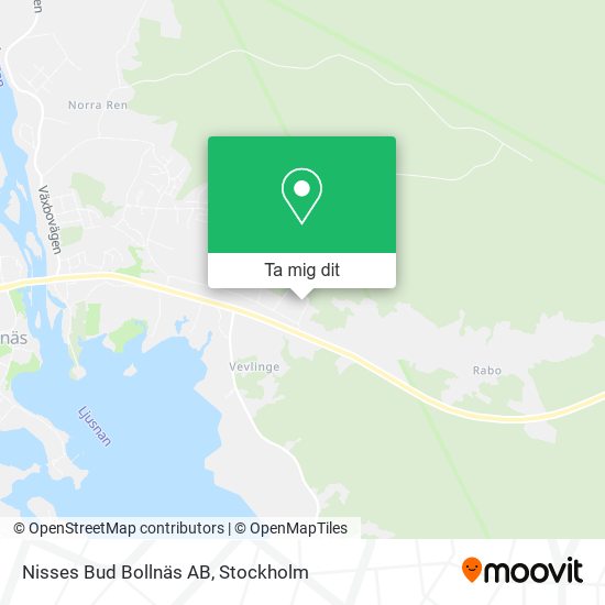 Nisses Bud Bollnäs AB karta