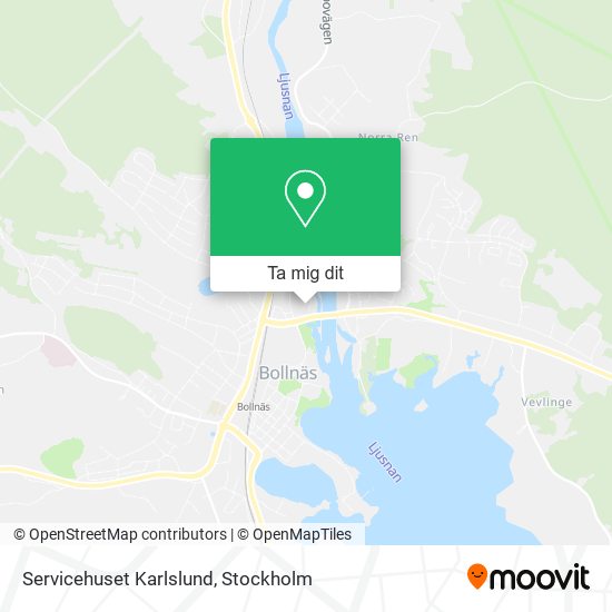 Servicehuset Karlslund karta