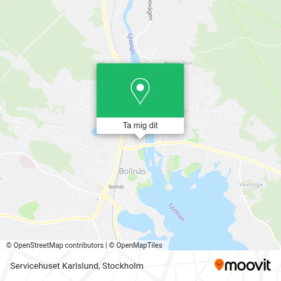 Servicehuset Karlslund karta