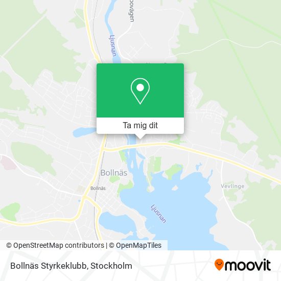 Bollnäs Styrkeklubb karta