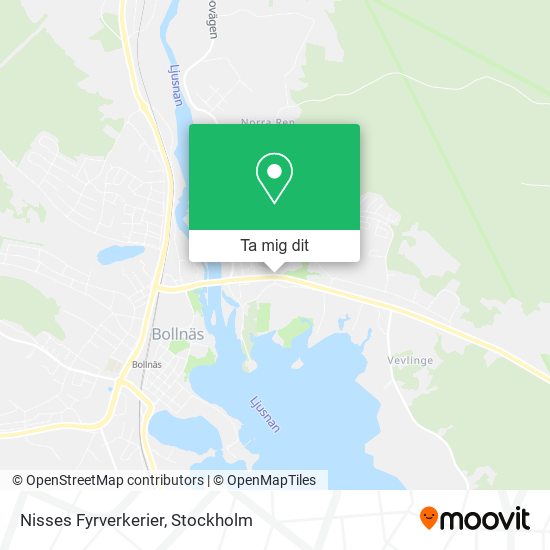 Nisses Fyrverkerier karta
