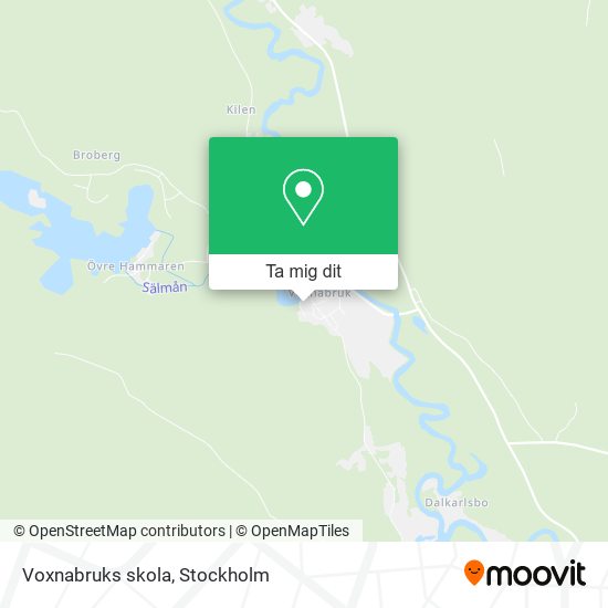 Voxnabruks skola karta