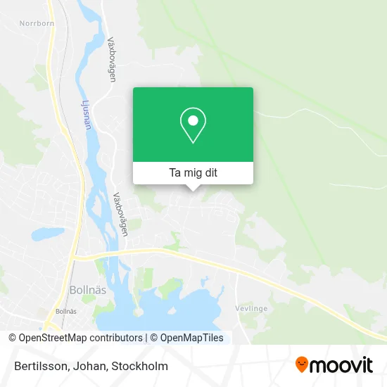 Bertilsson, Johan karta