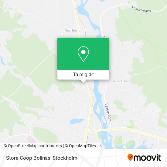 Stora Coop Bollnäs karta