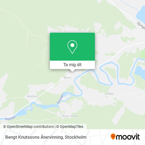 Bengt Knutssons Återvinning karta