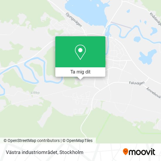 Västra industriområdet karta