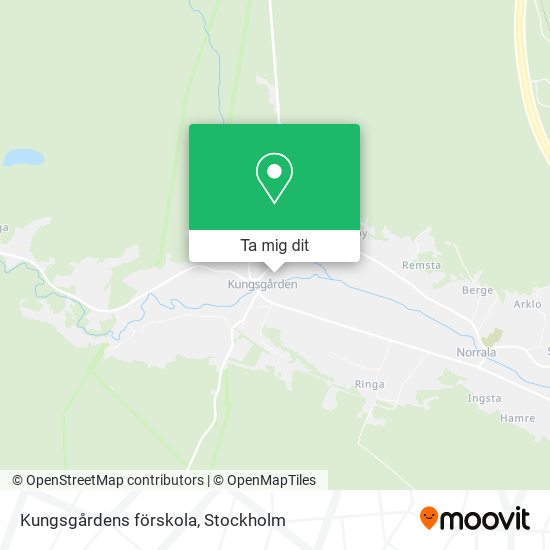 Kungsgårdens förskola karta
