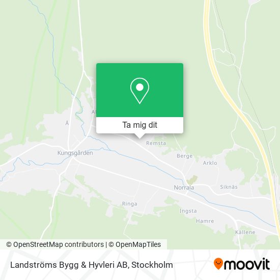 Landströms Bygg & Hyvleri AB karta