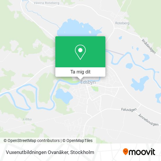 Vuxenutbildningen Ovanåker karta