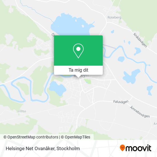 Helsinge Net Ovanåker karta