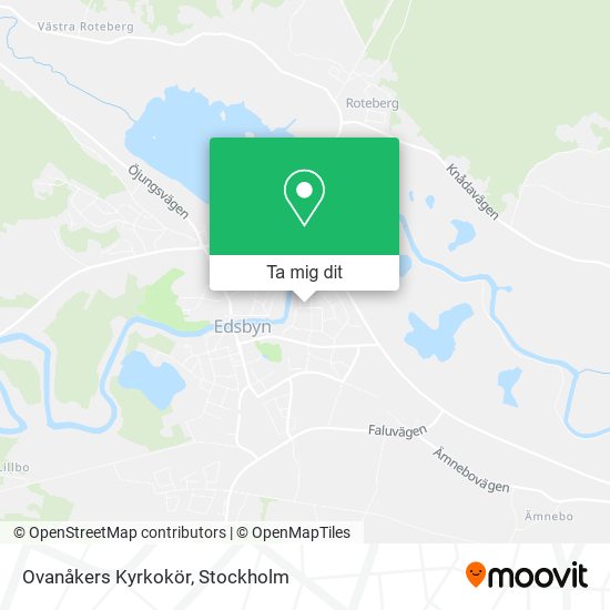 Ovanåkers Kyrkokör karta