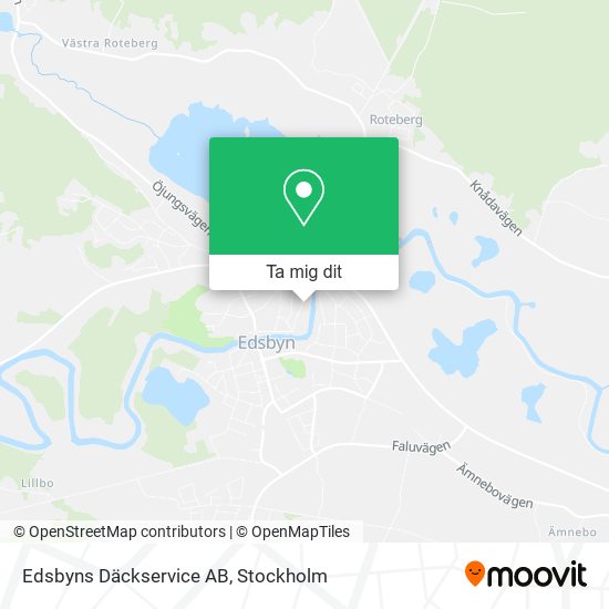Edsbyns Däckservice AB karta