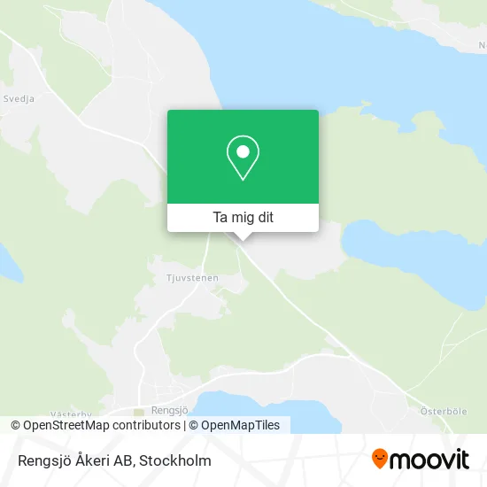 Rengsjö Åkeri AB karta