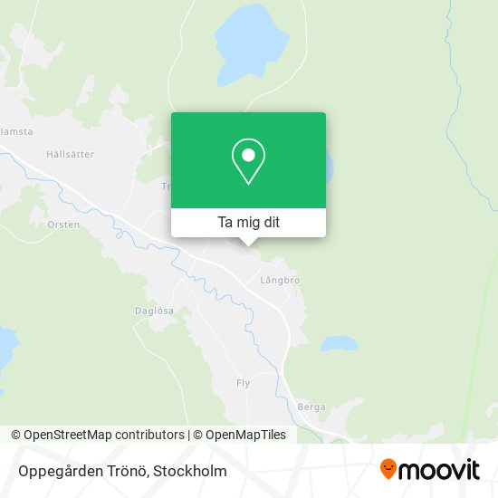 Oppegården Trönö karta