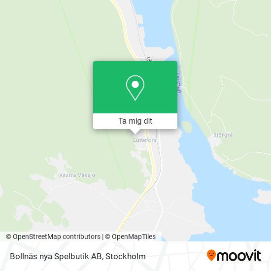 Bollnäs nya Spelbutik AB karta