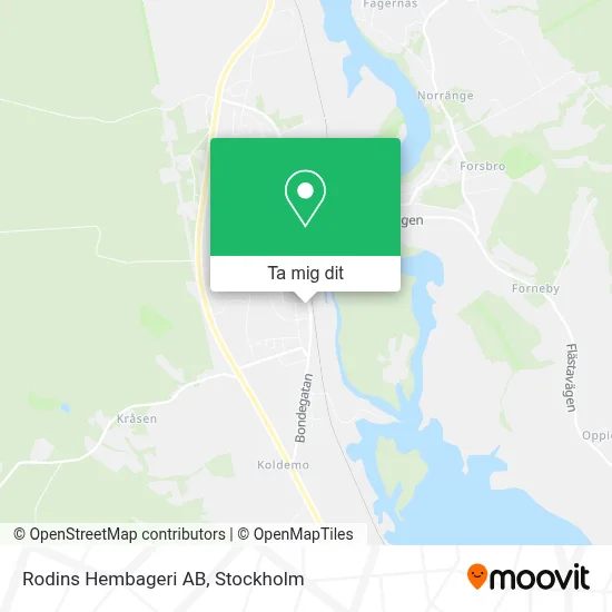 Rodins Hembageri AB karta