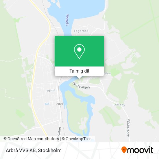 Arbrå VVS AB karta