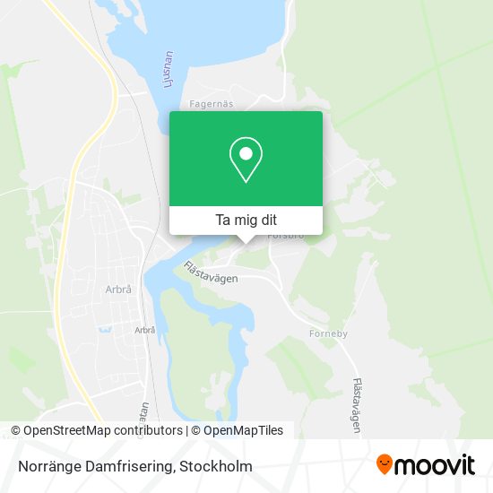 Norränge Damfrisering karta