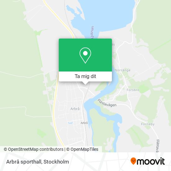 Arbrå sporthall karta