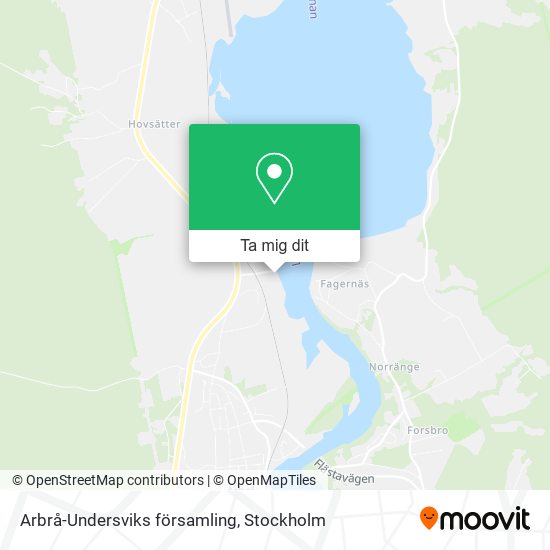Arbrå-Undersviks församling karta