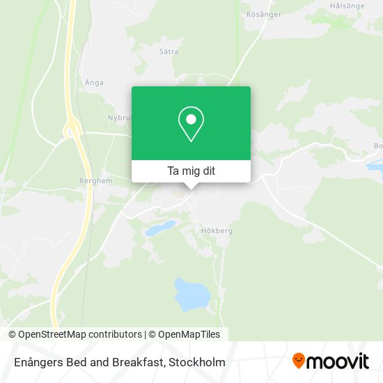 Enångers Bed and Breakfast karta