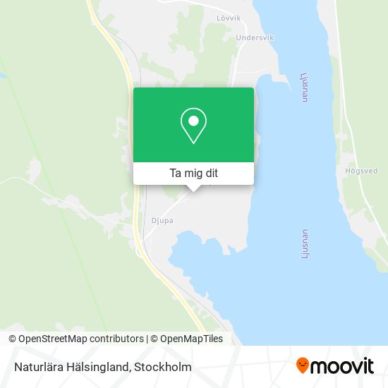 Naturlära Hälsingland karta