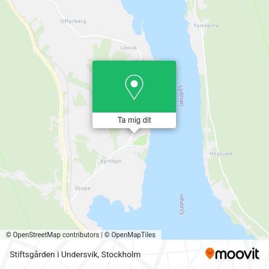 Stiftsgården i Undersvik karta