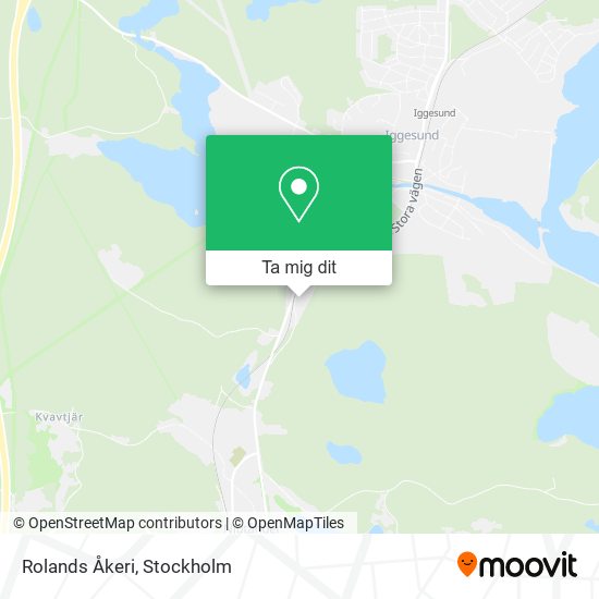 Rolands Åkeri karta