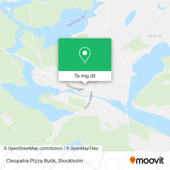 Cleopatra Pizza Butik karta