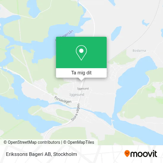 Erikssons Bageri AB karta