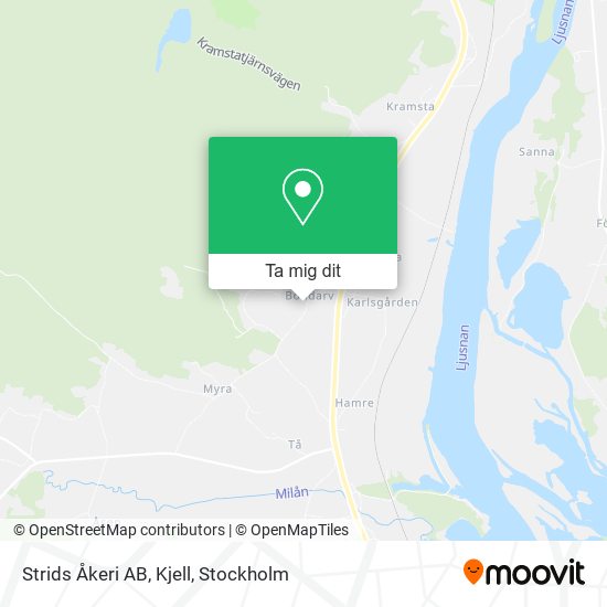 Strids Åkeri AB, Kjell karta