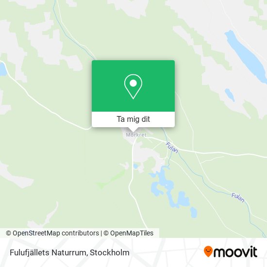 Fulufjällets Naturrum karta