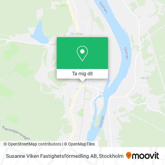Susanne Viken Fastighetsförmedling AB karta