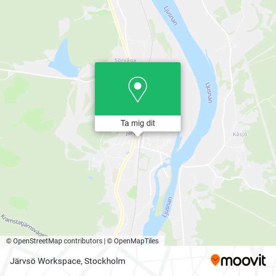 Järvsö Workspace karta