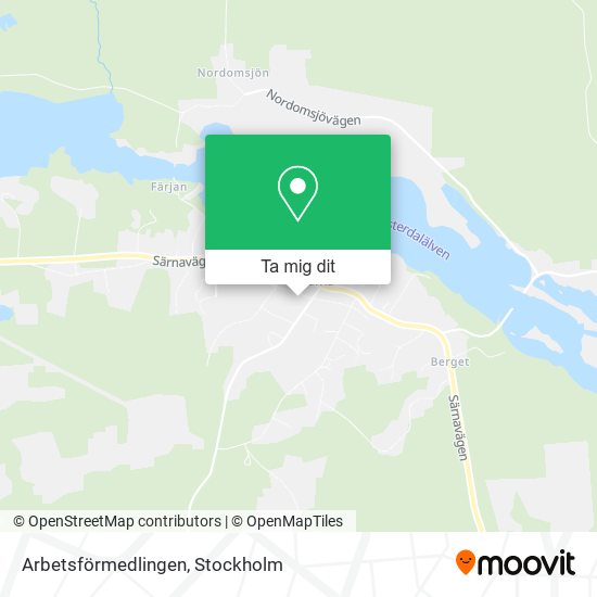 Arbetsförmedlingen karta