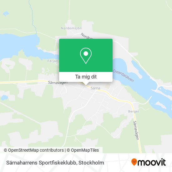 Särnaharrens Sportfiskeklubb karta