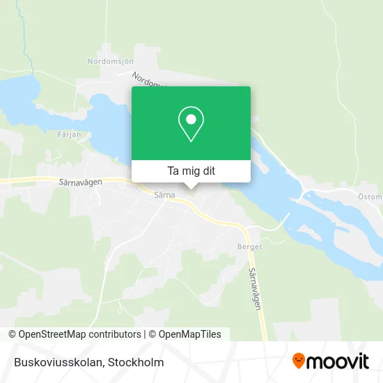 Buskoviusskolan karta