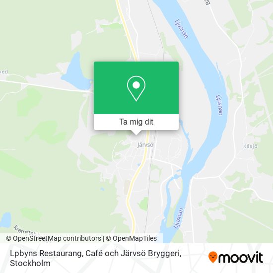 Lpbyns Restaurang, Café och Järvsö Bryggeri karta