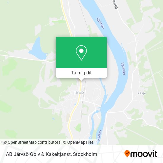 AB Järvsö Golv & Kakeltjänst karta