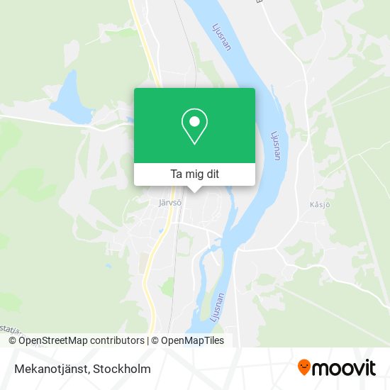 Mekanotjänst karta