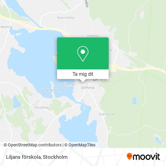 Liljans förskola karta