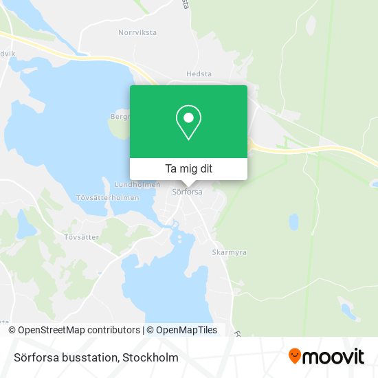 Sörforsa busstation karta