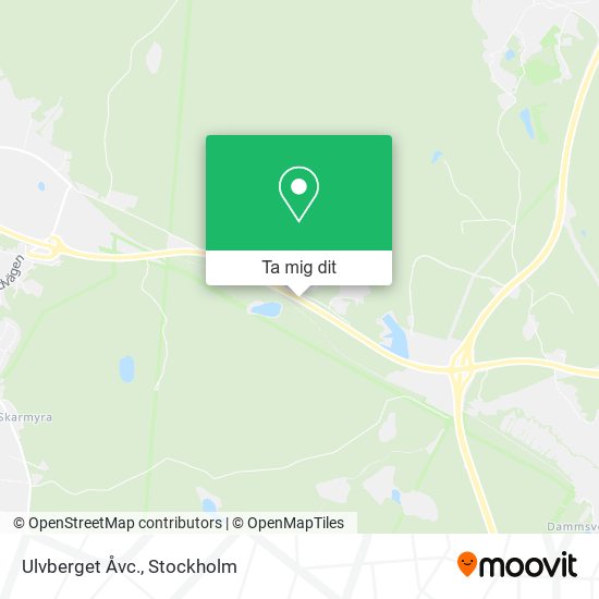 Ulvberget Åvc. karta