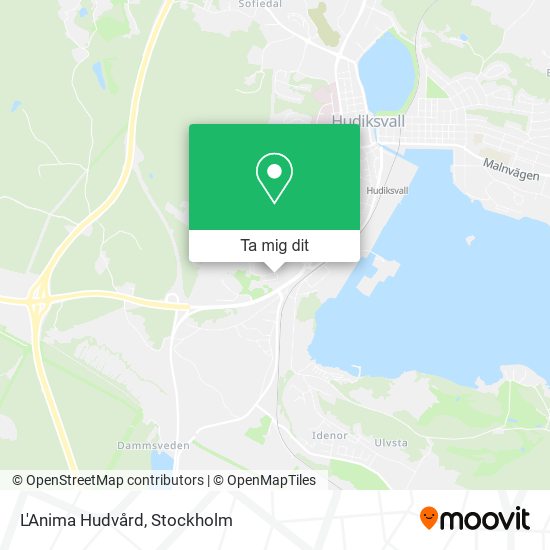 L'Anima Hudvård karta
