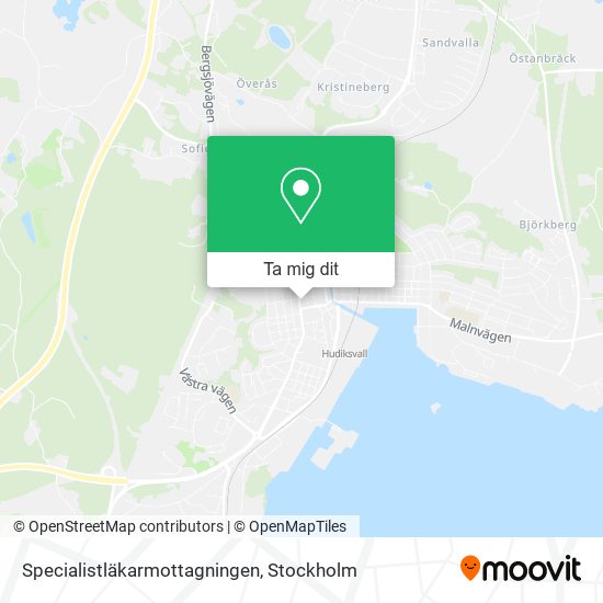 Specialistläkarmottagningen karta