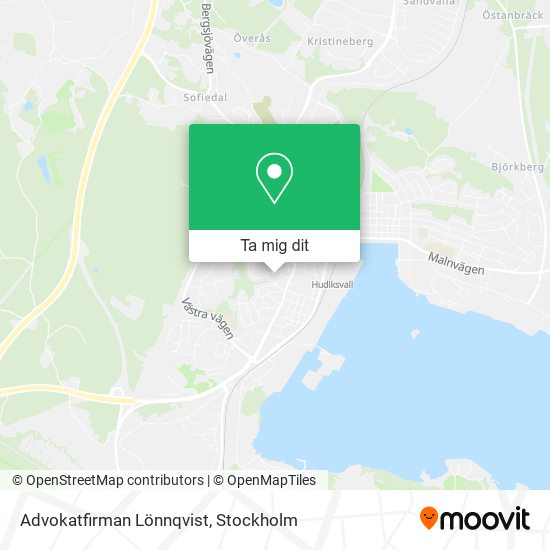 Advokatfirman Lönnqvist karta
