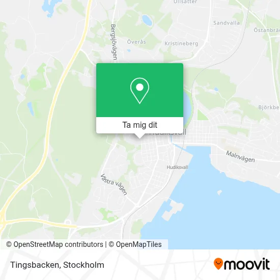 Tingsbacken karta