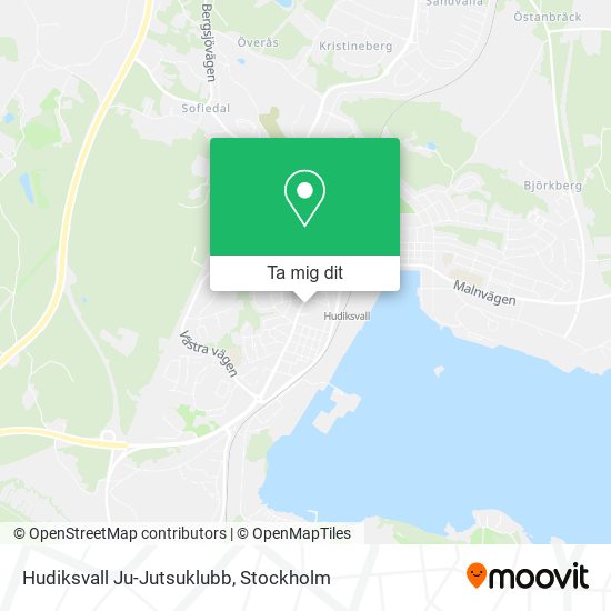 Hudiksvall Ju-Jutsuklubb karta