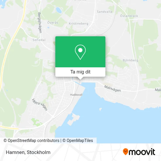 Hamnen karta