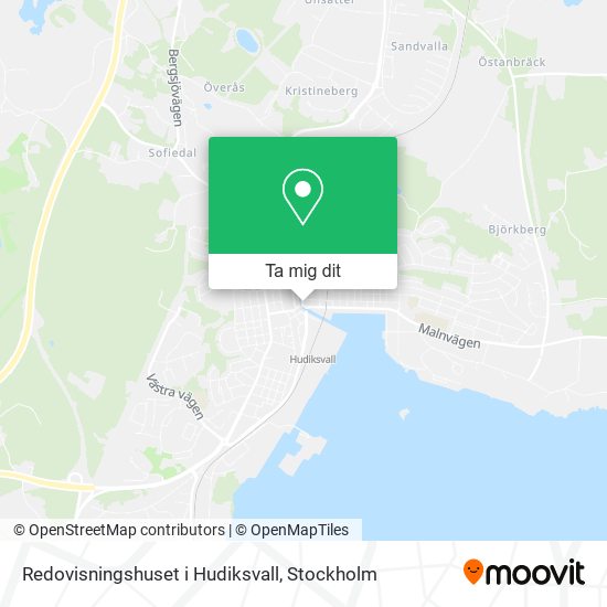 Redovisningshuset i Hudiksvall karta